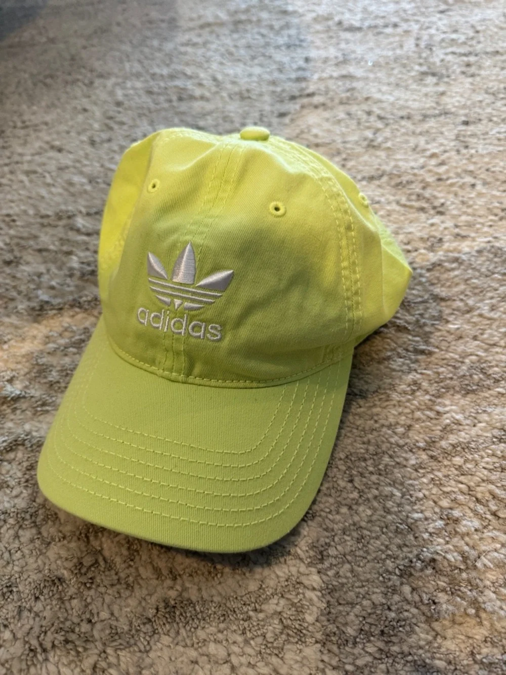 adidas Neon Yellow Hat - Picture 1 of 3